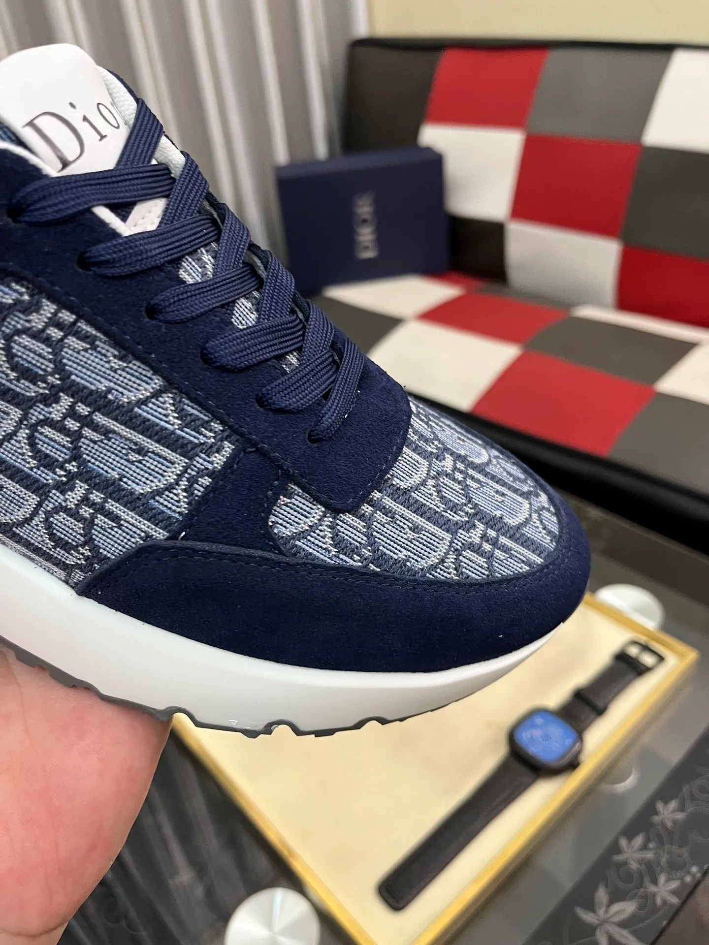 Men's shoes 💰438⌚️⌚️ [Dior] new casual shoes. Exclusive mold-making custom style, the fabric is imported from Italy, and the leather is breathable inside. Exclusively molded and customized outsole is wear-resistant. Counter-level version, perfect matching, on-shoe effect, and exquisite workmanship. Code number: 38-444️⃣Colors available